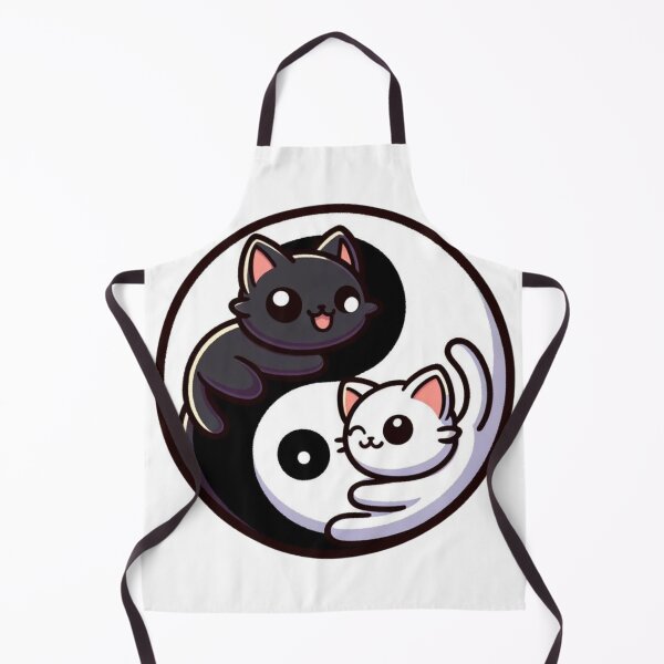 Item preview, Yin Yang Feline Harmony designed and sold by Domi Creatives.