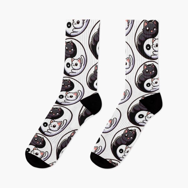 Item preview, Yin Yang Feline Harmony designed and sold by Domi Creatives.