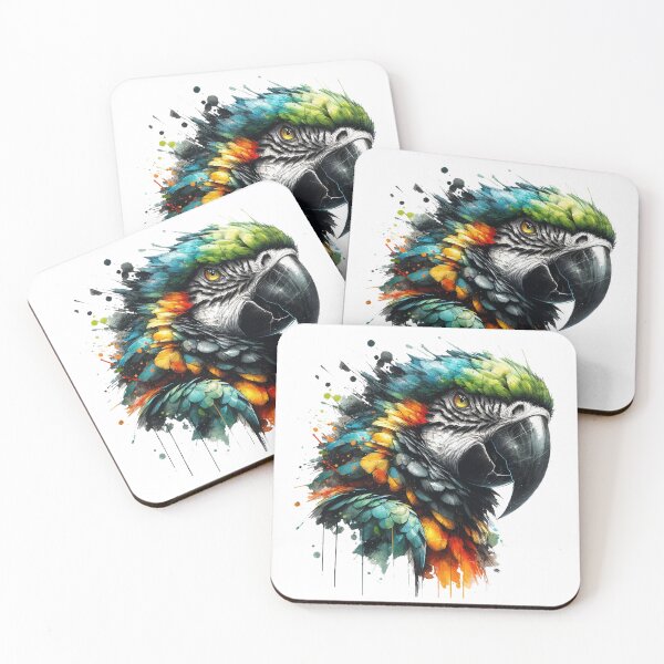 Item preview, Fierce Parrot designed and sold by LuminShadowArt.