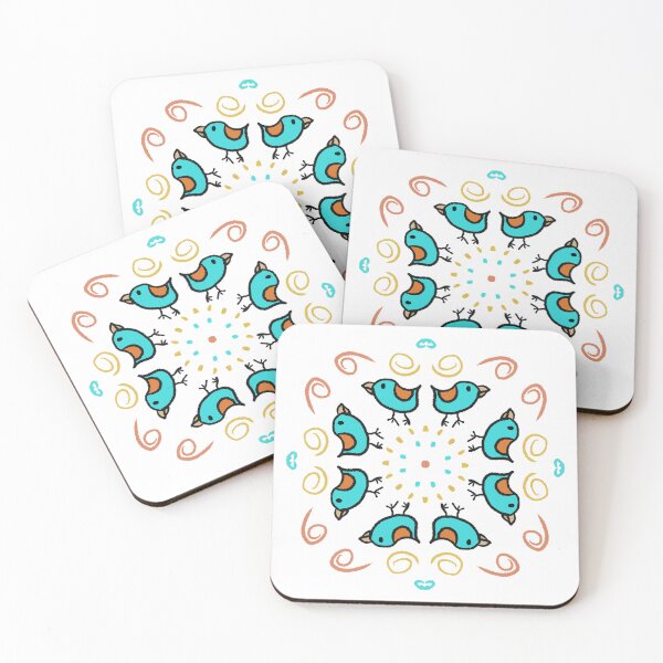Item preview, Whimsical Blue Bird Tile Design designed and sold by jwturcott.