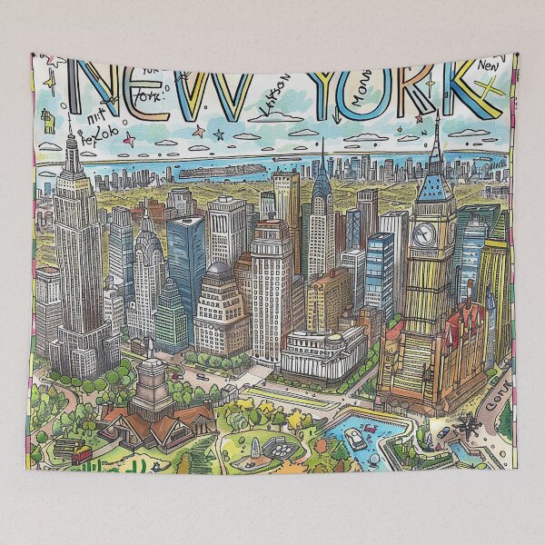 Item preview, NewYork Drawing Art designed and sold by nomiraclehere.