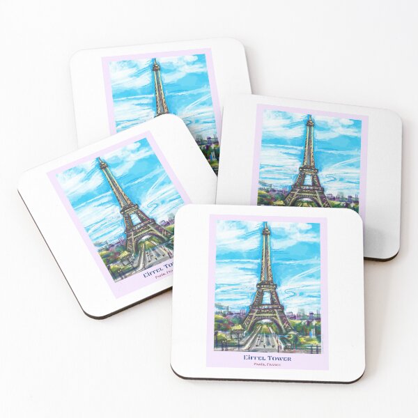 Item preview, Eiffel Tower (lilac) designed and sold by ARTbySofidz.