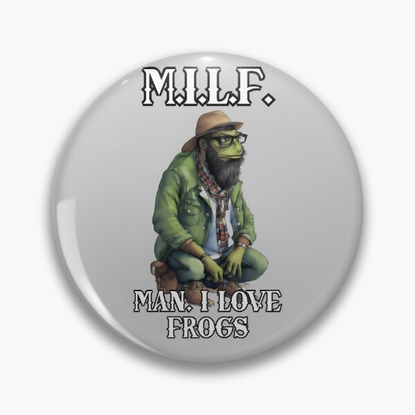 Artikelvorschau, MILF Frog: Skurriles Amphibien-Zitat-Design entworfen und verkauft von MillennialVibe.