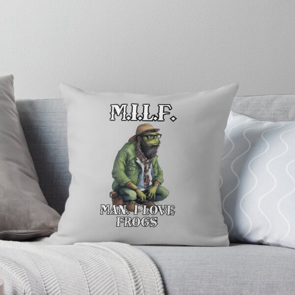 Item preview, MILF Frog: Quirky Amphibian Quote Design designed and sold by MillennialVibe.