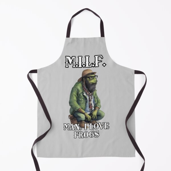 Item preview, MILF Frog: Quirky Amphibian Quote Design designed and sold by MillennialVibe.