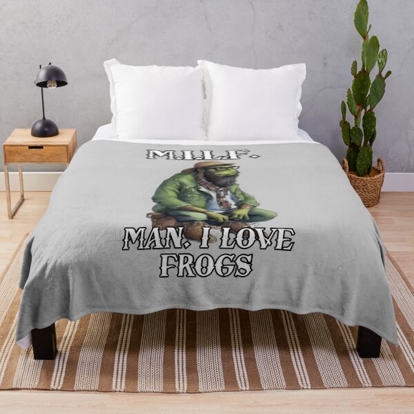 Item preview, MILF Frog: Quirky Amphibian Quote Design designed and sold by MillennialVibe.