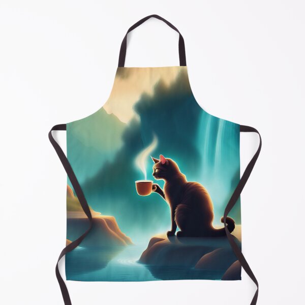 Item preview, Cat Animal Creature and Cool Coffee Nature Vibes designed and sold by GoodNaturedAI.