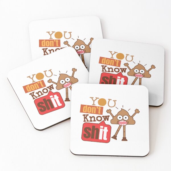 Item preview, You dont know shit poop text message emoji face icon animation designed and sold by doseofwin.