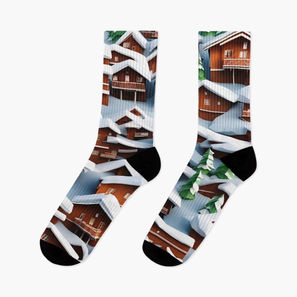Item preview, Origami Art - Skiing Serenity: Luxury Swiss Chalets for Alpine Escapes designed and sold by ArtfulFolds.
