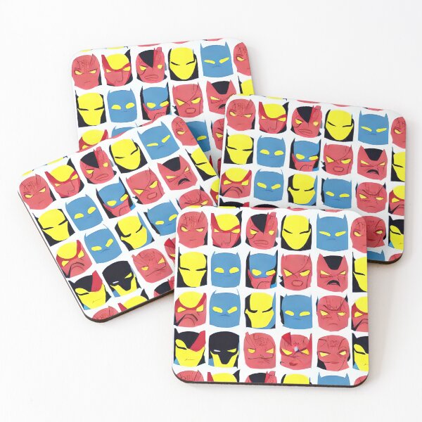 Item preview, Warrior Masks - Seamless Pattern designed and sold by Chubuter.