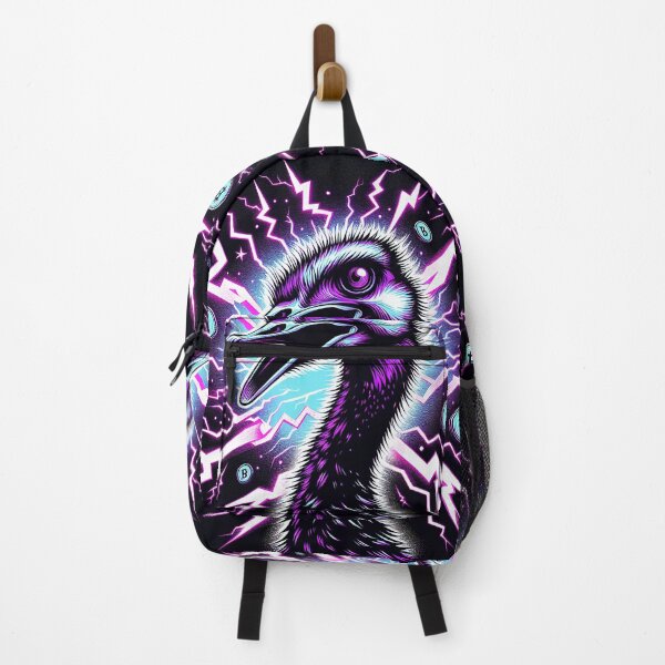 Item preview, $NOSS "Ostrich's Electric Run: Purple Lightning BTC" designed and sold by zzz888.
