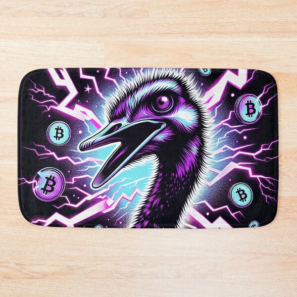 Item preview, $NOSS "Ostrich's Electric Run: Purple Lightning BTC" designed and sold by zzz888.