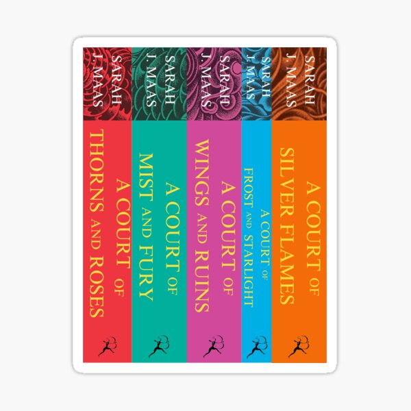 Item preview, ACOTAR Series Book Stack Sticker designed and sold by kblair1121.