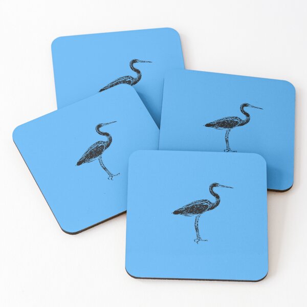 Item preview, Louisiana Tri-Colored Heron Black Design  designed and sold by designsasstultd.