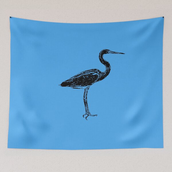 Item preview, Louisiana Tri-Colored Heron Black Design  designed and sold by designsasstultd.