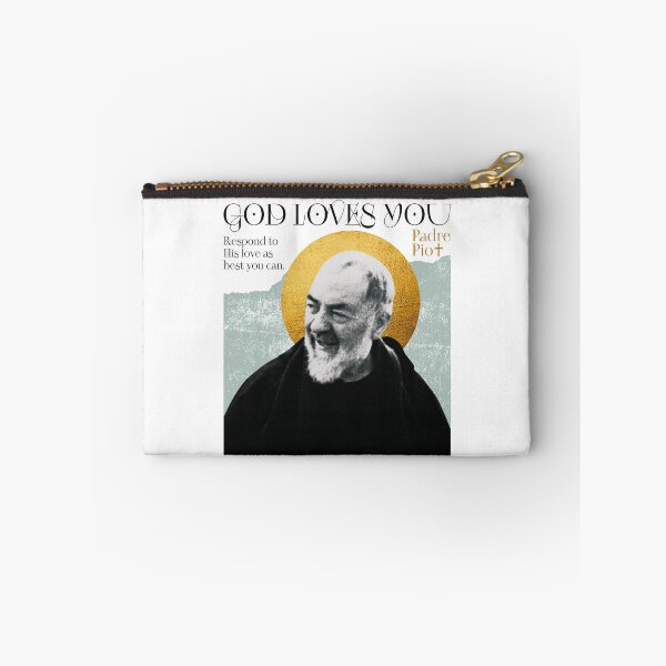 Item preview, Padre Pio / God loves you  designed and sold by AnanakiArt.