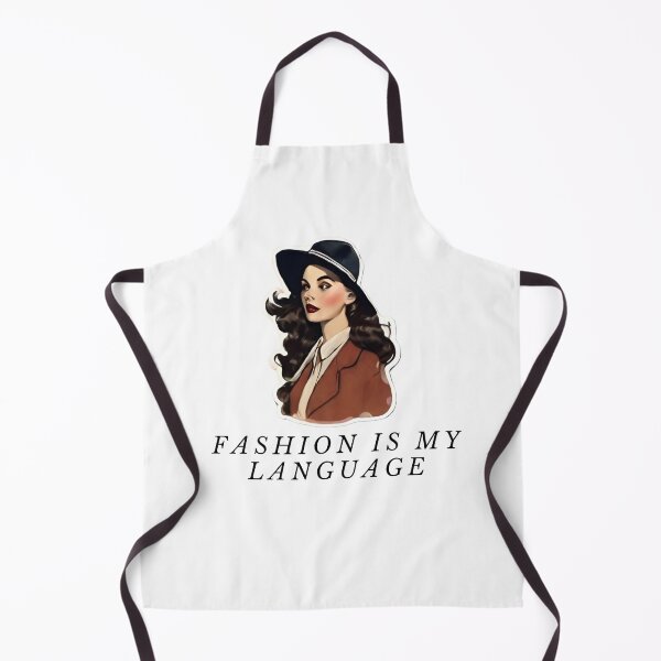 Item preview, Fashion is my language classy empowerment modern quotes expression designed and sold by MartaRMC.