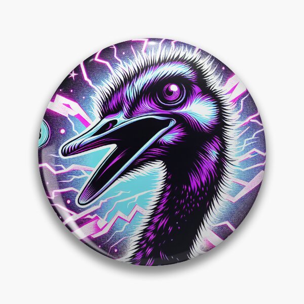 Item preview, $NOSS "Ostrich's Electric Run: Purple Lightning BTC" designed and sold by zzz888.