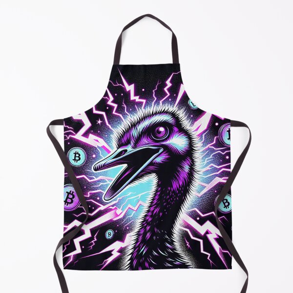 Item preview, $NOSS "Ostrich's Electric Run: Purple Lightning BTC" designed and sold by zzz888.