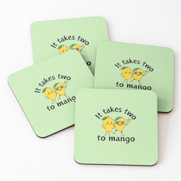 Item preview, It takes two to mango, mango graphic funny pun text tshirt designed and sold by neliswaj.