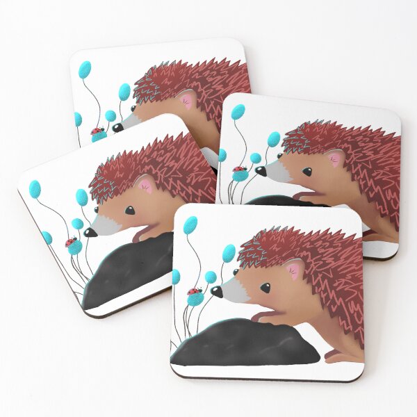 Item preview, Hedgehog and Ladybug friends designed and sold by Meg M Studio.