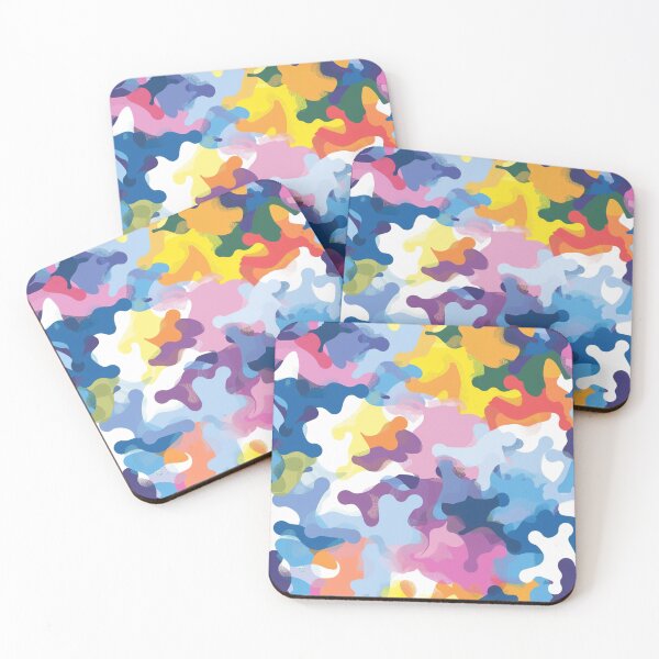Item preview, Vibrant Camouflage Pattern With Multicolored Abstract Shapes - 2 designed and sold by Reichcorp.