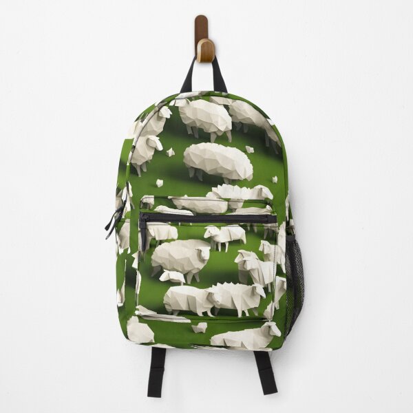Item preview, Origami Art - Bucolic Bliss: A Field Filled with Flocks of Sheep Grazing Serenely designed and sold by ArtfulFolds.