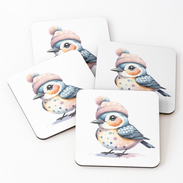 Item preview, Cute spotted bird with a hat designed and sold by Naturitude.