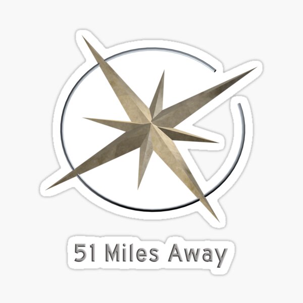 Item preview, 51 Miles Away band logo designed and sold by 51milesaway.