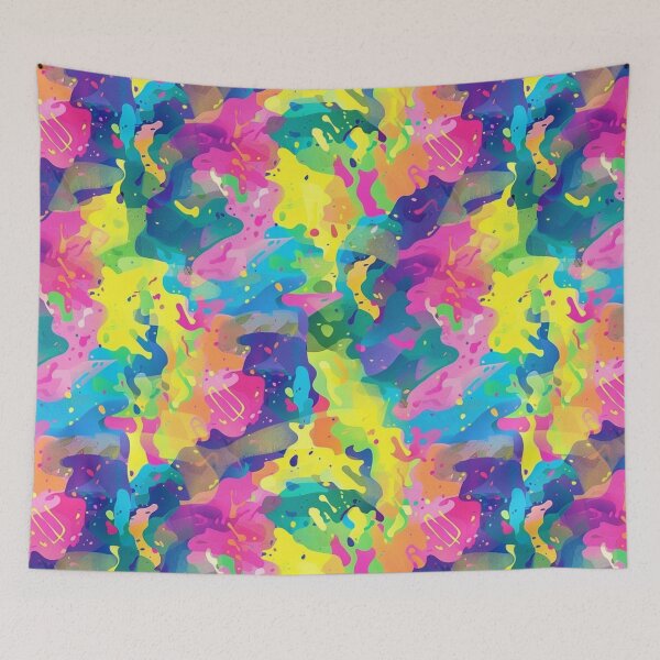 Item preview, Vibrant Camouflage Pattern With Multicolored Abstract Shapes - 3 designed and sold by Reichcorp.