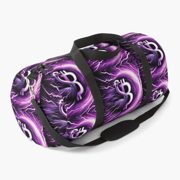 Item preview, $NOSS "Epic Lightning: Majestic Purple Ostrich and BTC" designed and sold by zzz888.