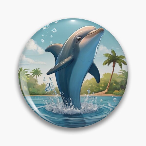 Item preview, Ocean Serenade: Graceful Dolphin Artwork designed and sold by I-Am-The-Best.