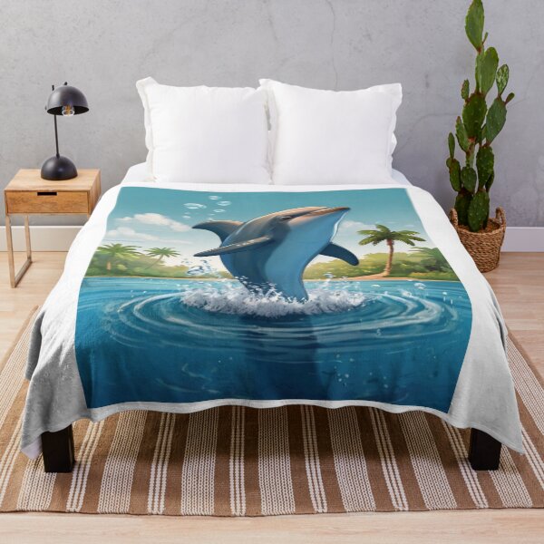 Item preview, Ocean Serenade: Graceful Dolphin Artwork designed and sold by I-Am-The-Best.