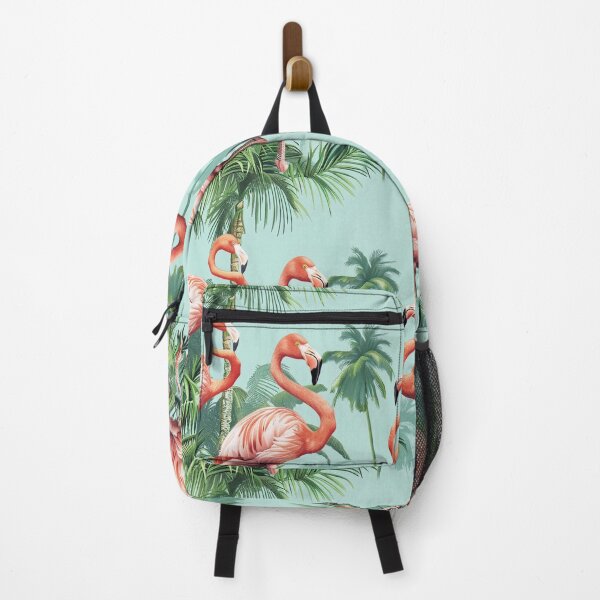 Item preview, Tropical style flamingo illustration designed and sold by Zhaphiraccu.