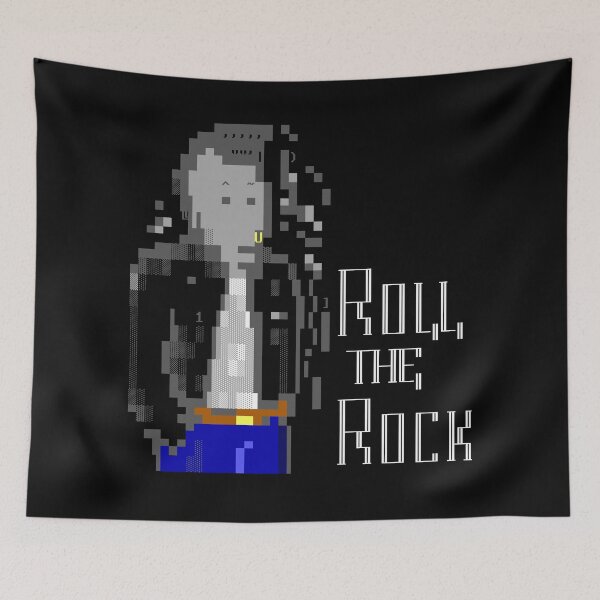 Item preview, Roll the Rock - Rockabilly Punk Ansi Design designed and sold by checs.