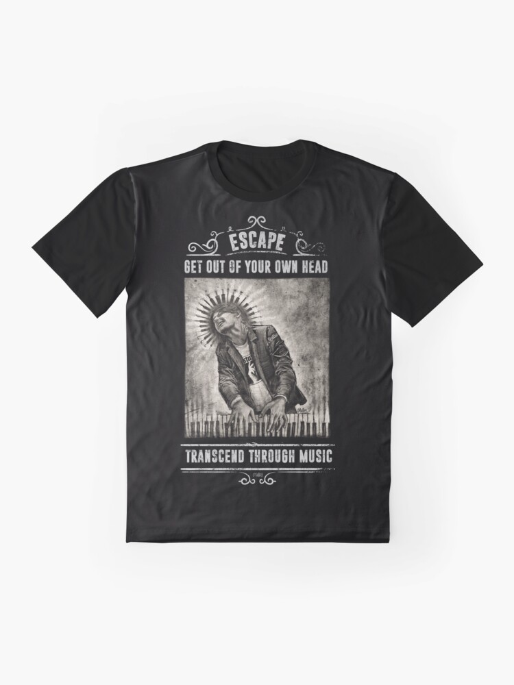 Alternate view of Transcend Through Music Graphic T-Shirt