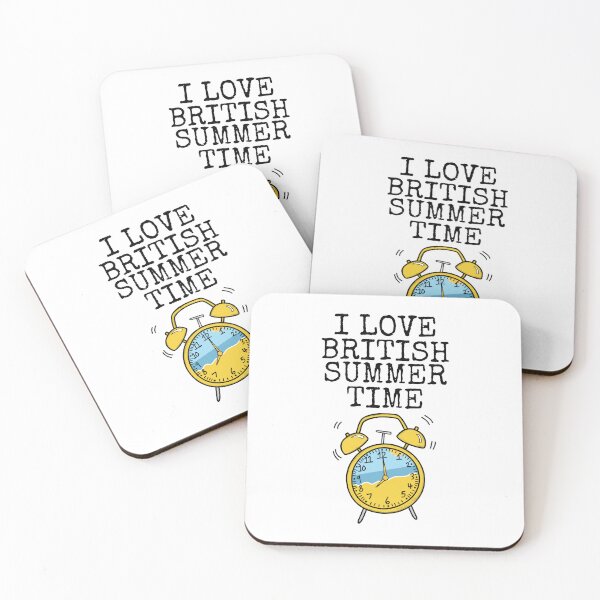 Item preview, I Love British Summer Time Clocks Go Forward designed and sold by doodlerob.