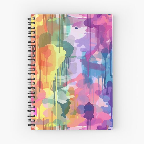 Item preview, Vibrant Multicolored Abstract Drip Painting With Vertical Streaks - 5 designed and sold by Reichcorp.
