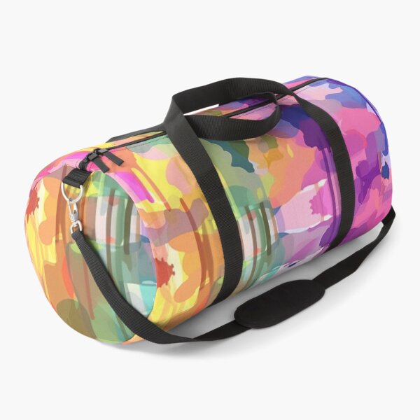 Item preview, Vibrant Multicolored Abstract Drip Painting With Vertical Streaks - 5 designed and sold by Reichcorp.