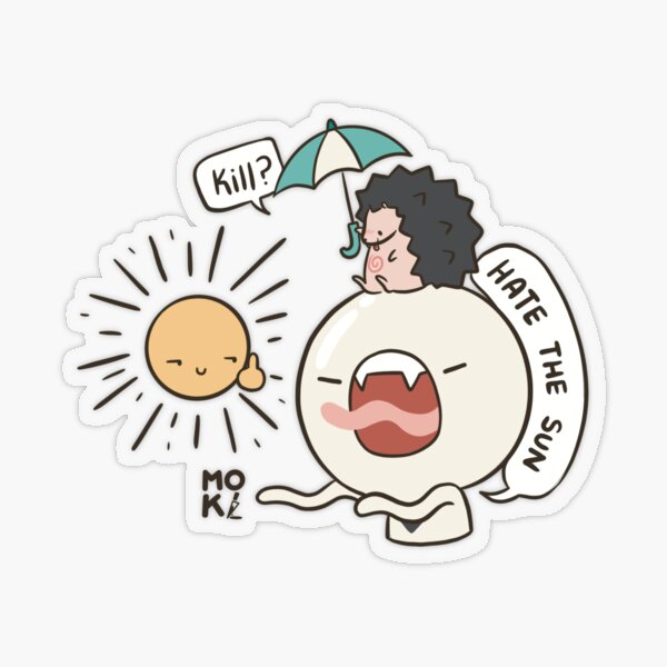 Item preview, Moki, hate the sun  designed and sold by mokioki.