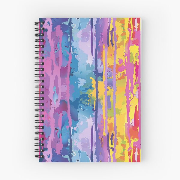 Item preview, Vibrant Multicolored Abstract Drip Painting With Vertical Streaks - 6 designed and sold by Reichcorp.