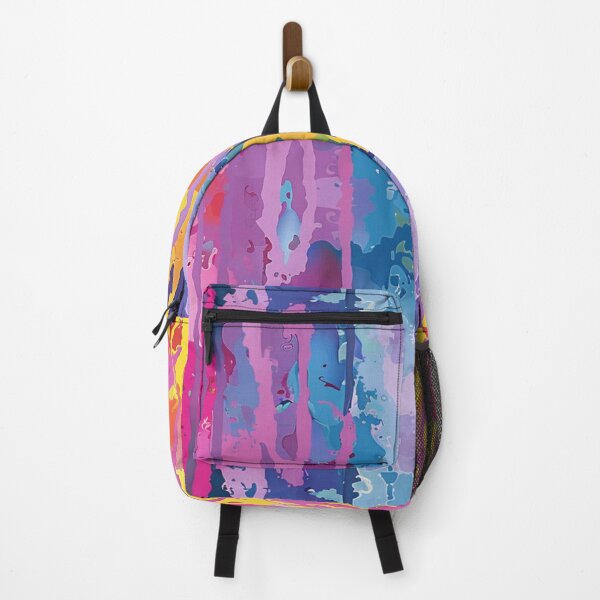 Item preview, Vibrant Multicolored Abstract Drip Painting With Vertical Streaks - 6 designed and sold by Reichcorp.