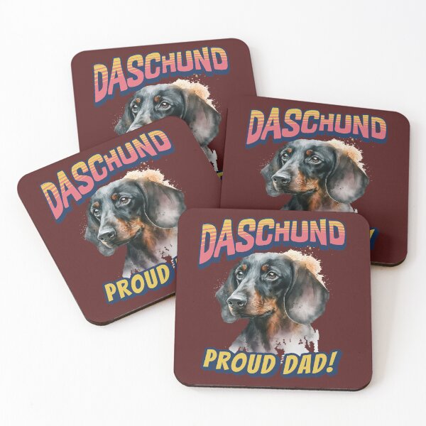 Item preview, Daschund Proud Dad | Daschund Dad designed and sold by Mariana Piana.
