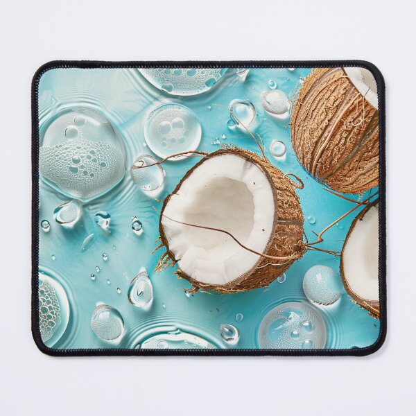 Item preview, Coconut slices with water splash designed and sold by Zhaphiraccu.