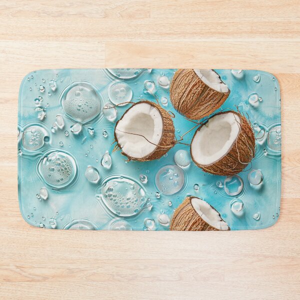 Item preview, Coconut slices with water splash designed and sold by Zhaphiraccu.