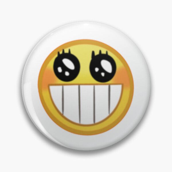 Aperçu de l'œuvre Conception Emoji de sourire de cils maudits créée et vendue par RowanKnowlton.