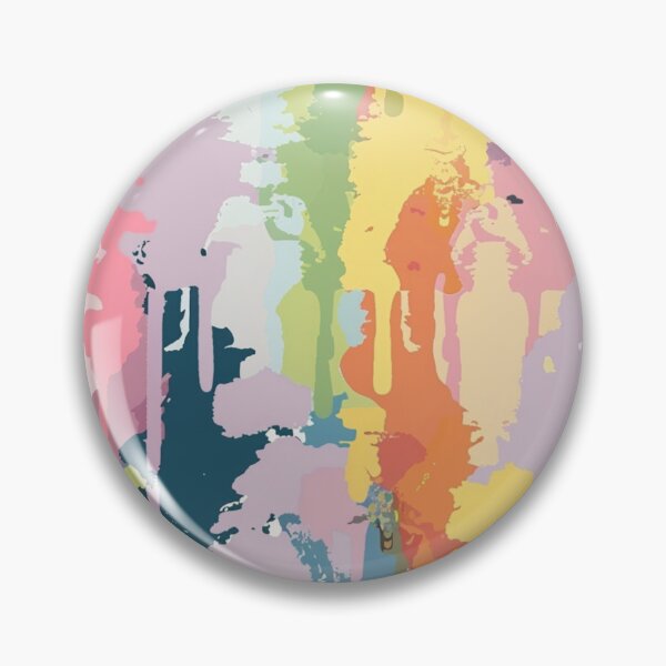 Item preview, Vibrant Multicolored Abstract Drip Painting With Vertical Streaks - 8 designed and sold by Reichcorp.
