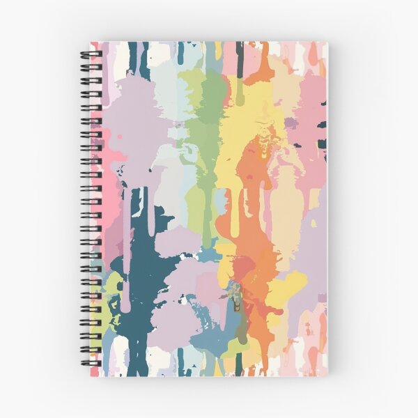 Item preview, Vibrant Multicolored Abstract Drip Painting With Vertical Streaks - 8 designed and sold by Reichcorp.