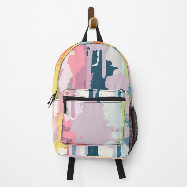 Item preview, Vibrant Multicolored Abstract Drip Painting With Vertical Streaks - 8 designed and sold by Reichcorp.