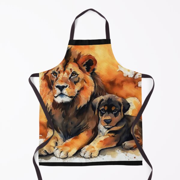Item preview, The Lion and the dog Friendship v3 designed and sold by Helios Be. Lavsh.